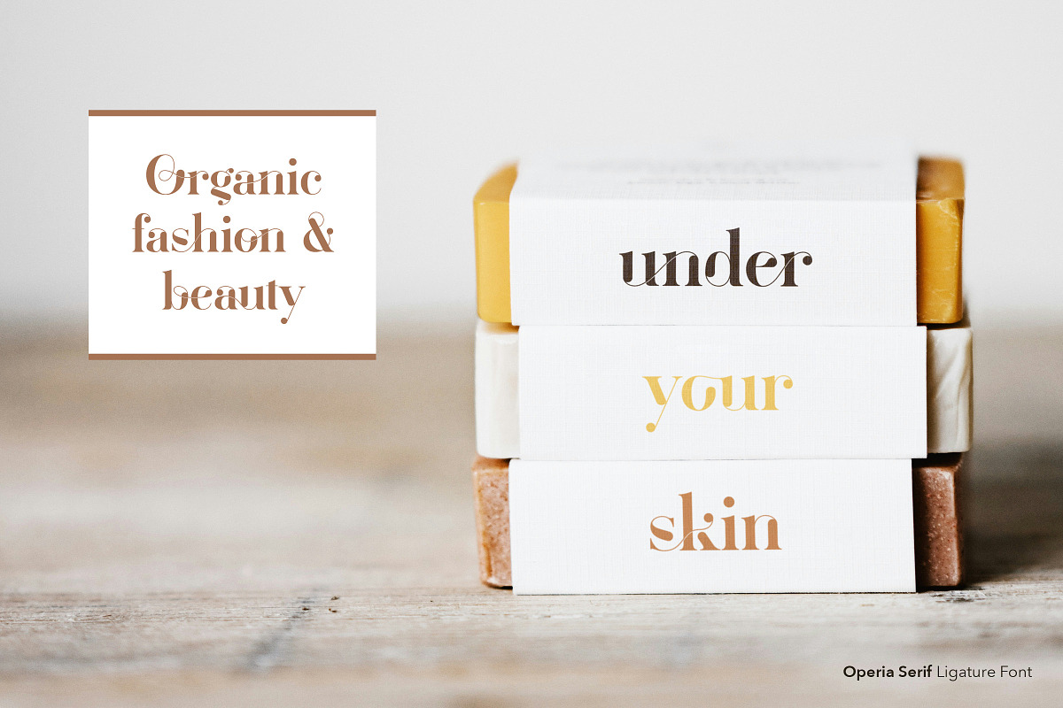 Operia – Serif Ligature Font, a Font by Monogram World (Photo 14 of 20)