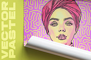 Vector Pastel Photo Effect, an Action Add-On by Amorjesu.com (Thumbnail 32 of 32)