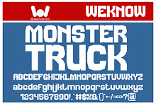 Monster Truck font
