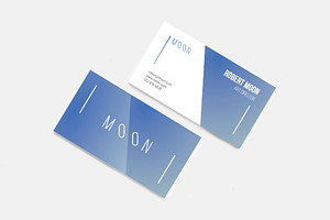 Moon Business Card Temmplate