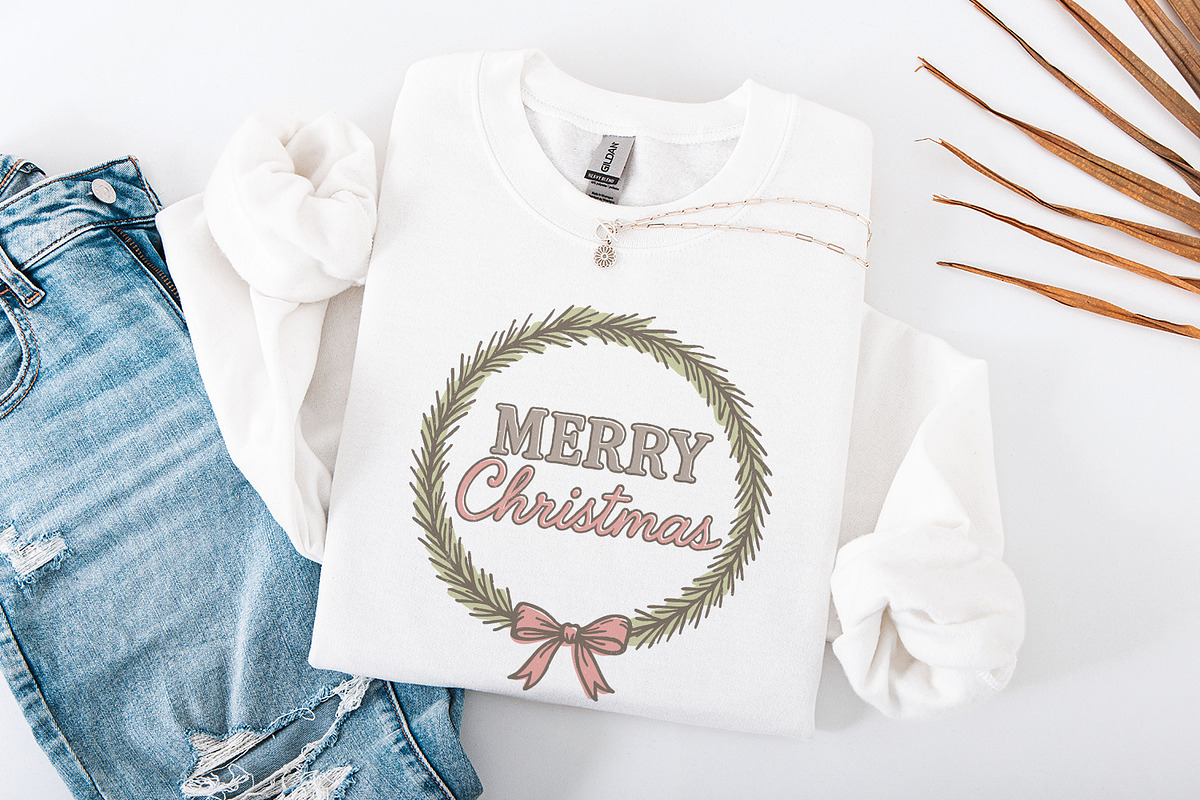 Merry Christmas Wreath PNG, Holiday, an Illustration by SharpMarketplace (Photo 4 of 9)