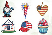 Patriotic Stars & Stripes Sublimatio, an Illustration by CreationArt (Thumbnail 2 of 5)