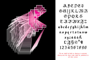 Pixel Fraktur Blackletter