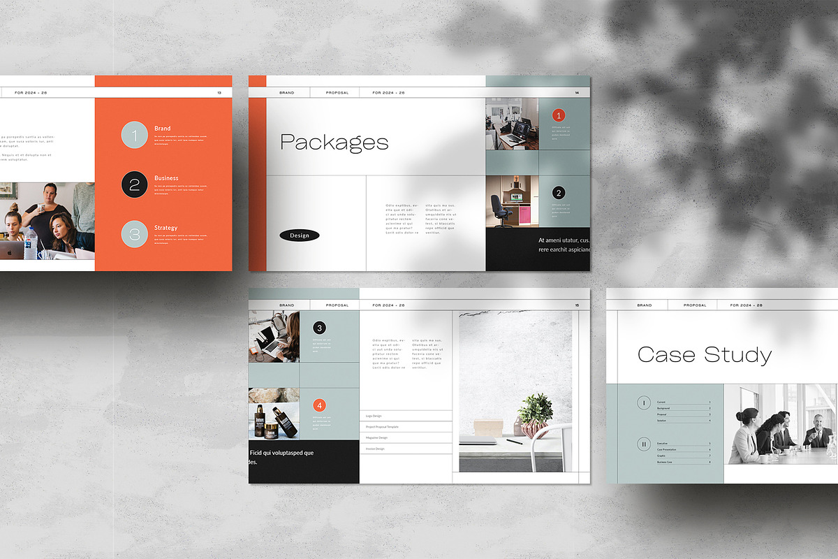 Brand Proposal Template, a Presentation Template by White Graphic (Photo 6 of 7)