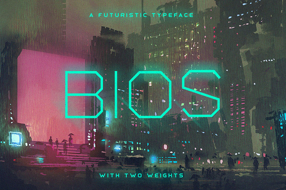 Bios Typeface preview 7