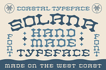 Solana Typeface | Costal Font