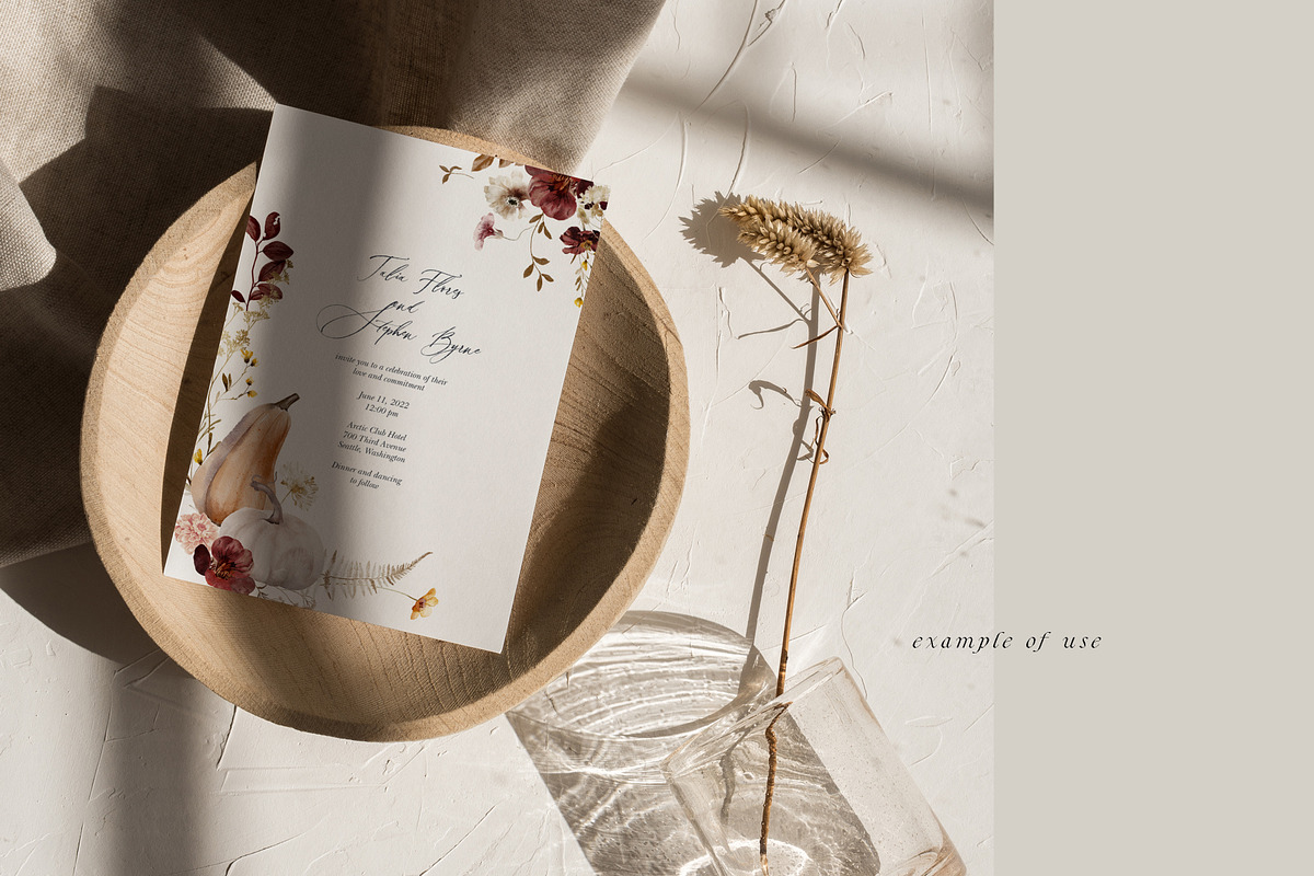OCTOBER - Watercolor Fall Art, an Illustration by Isabelle Salem (Photo 4 of 11)