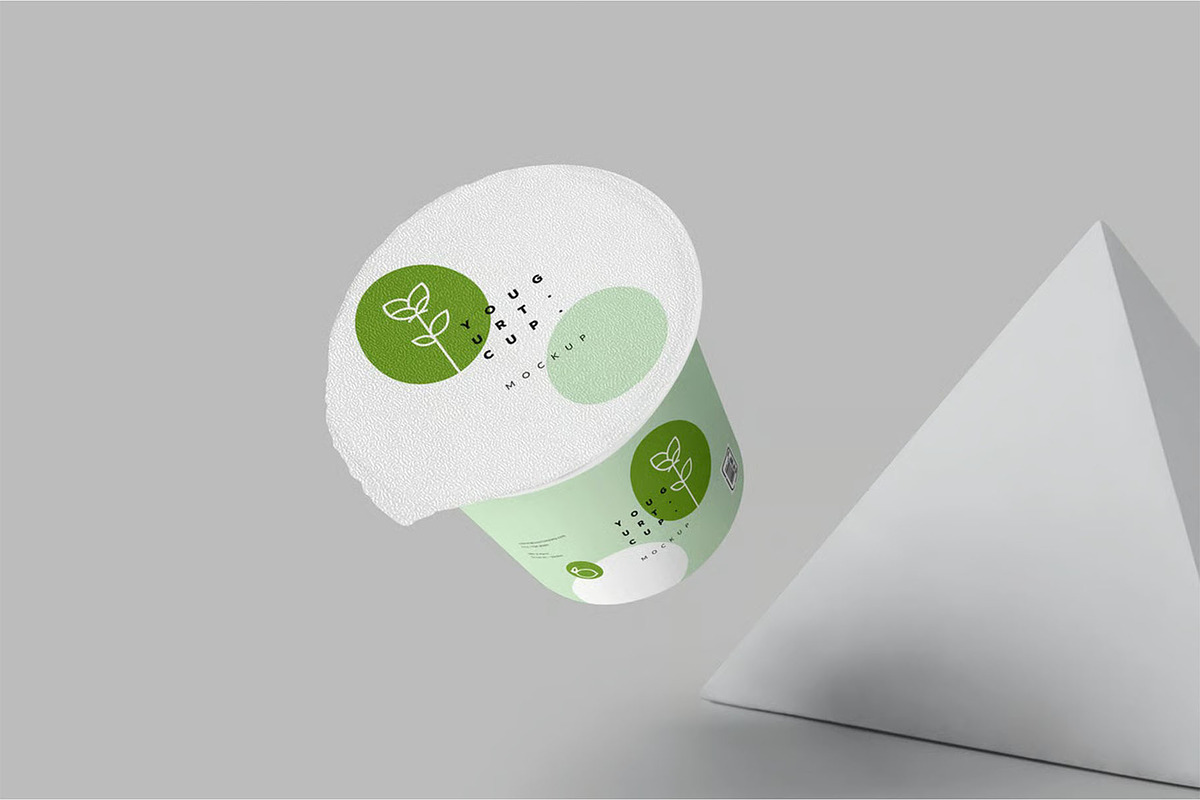 Yogurt Cup Mockups, a Product Mockup by megostudi0 (Photo 5 of 7)