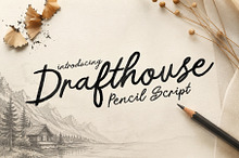 Drafthouse - Handdrawn Pencil Script