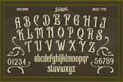 Bredston Vintage Font, a Serif Font by uncurve (Thumbnail 8 of 9)