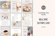 Nutrition Recipe Template Bundle, a Magazine Template by Deepa Template Studio (Thumbnail 10 of 25)