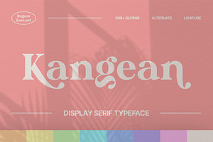 Kangean - Retro Serif Font