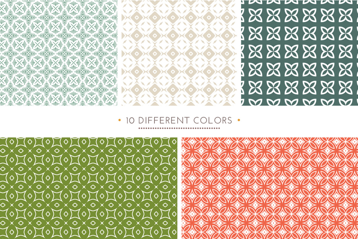 Set of 10 simple patterns Vol. 2 preview 3