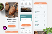Tostar – Bread Mobile App, an UI Kit Template by Panen Creative (Thumbnail 1 of 3)