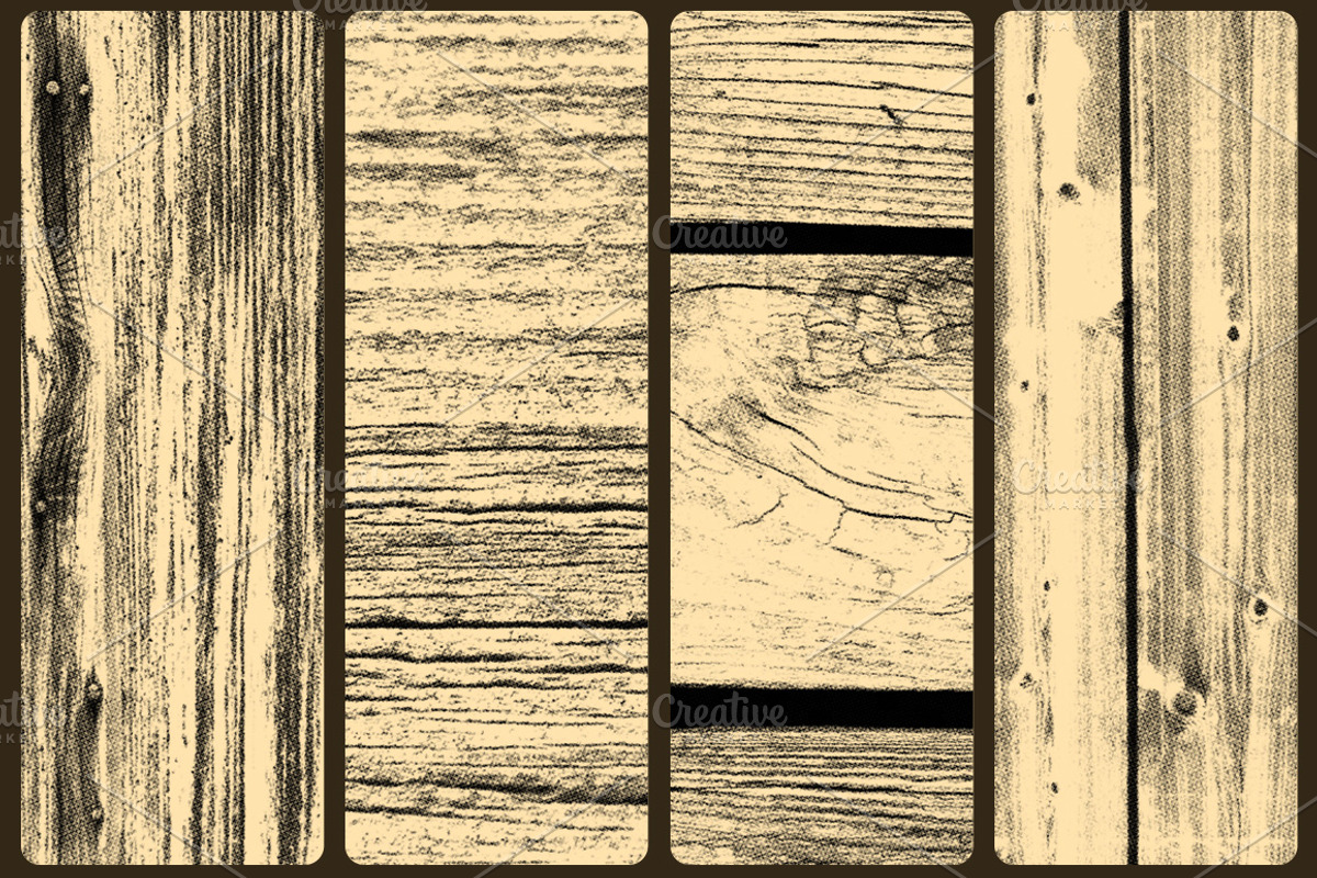 Wood Textures Halftone preview 4