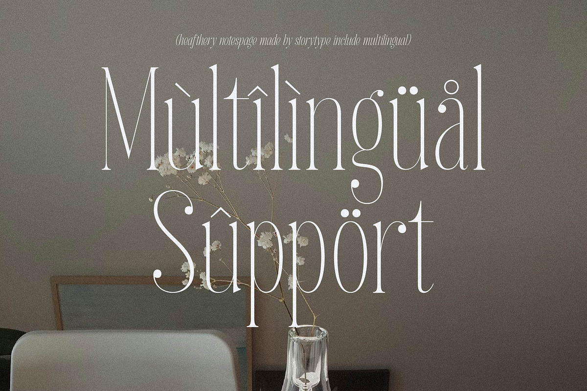Heafthery Notespage Serif Font, a Serif Font by Storytype Studio (Photo 12 of 15)
