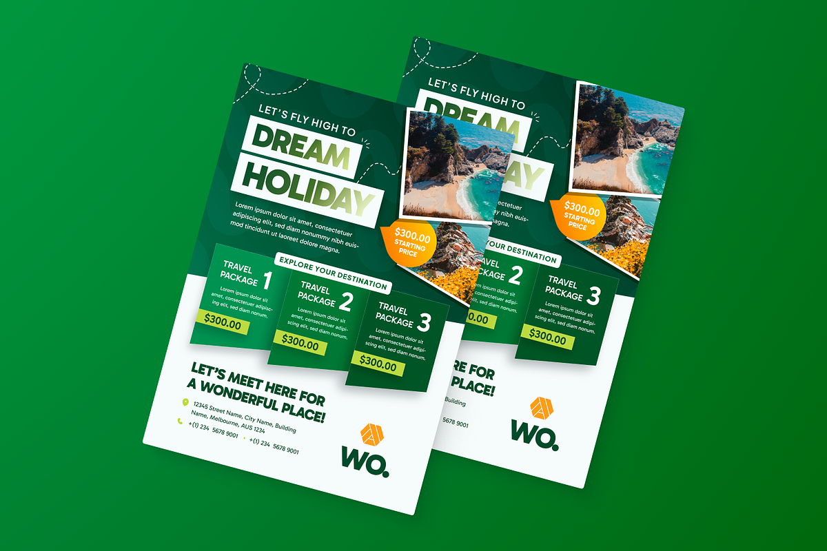 Adventure Awaits Travel Flyer, a Flyer Template by MMPixelCraft (Photo 6 of 6)
