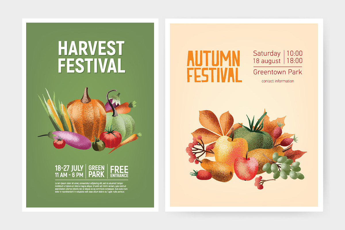 Autumn harvest textured elements, a Food Illustration by Good Studio (Photo 6 of 9)