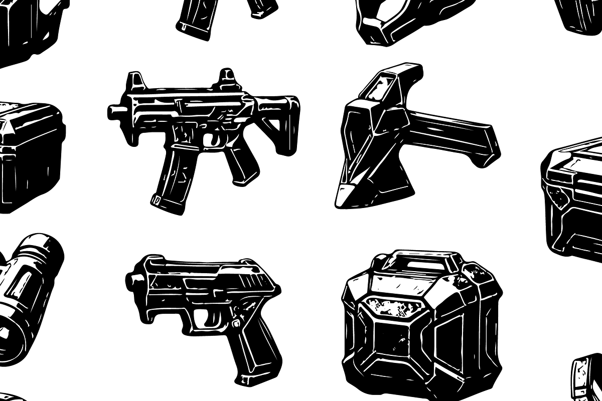 Tactical Gear Military Set, an Object Graphic by RT Studio (Photo 4 of 4)