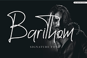 Barithom a signature monoline font, a Handwritten Font by Javatype Studio (Thumbnail 1 of 10)
