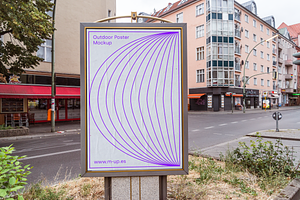 Berlin Outdoor Poster Mockup
