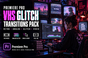 VHS Effects Transitions Premiere Pro