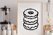 Donuts SVG Illustrations, a Food Illustration by HalieKStudio (Thumbnail 4 of 12)