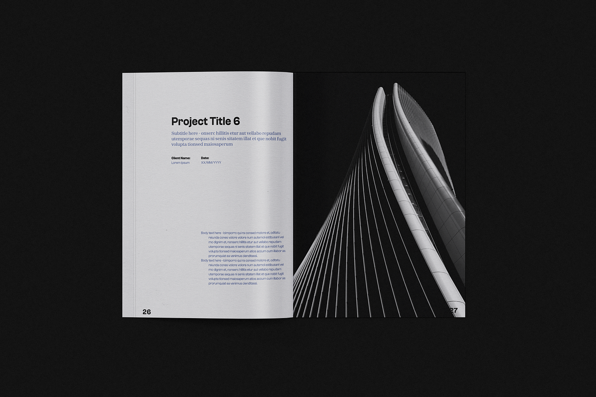 Modern Portfolio Template v4, a Brochure Template by Akreatipe (Photo 14 of 16)