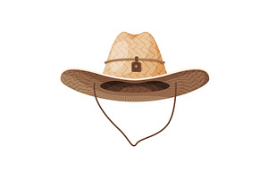 Cowboy Hat, Retro Farmer Headdress