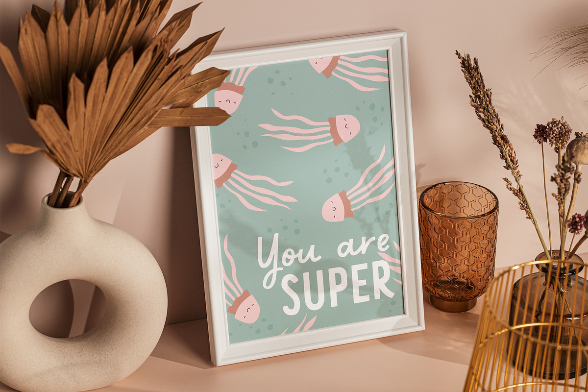 Cute childish cards with animals set, an Animal Illustration by Good Studio (Photo 11 of 12)