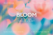BLOOM - 20 Floral Gradients Set, a Texture Graphic by ghost friend's shop (Thumbnail 1 of 5)