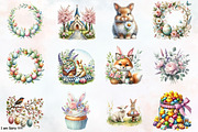 Aesthetic Easter Clipart, a Seasonal Illustration by RobertsArt (Thumbnail 3 of 7)