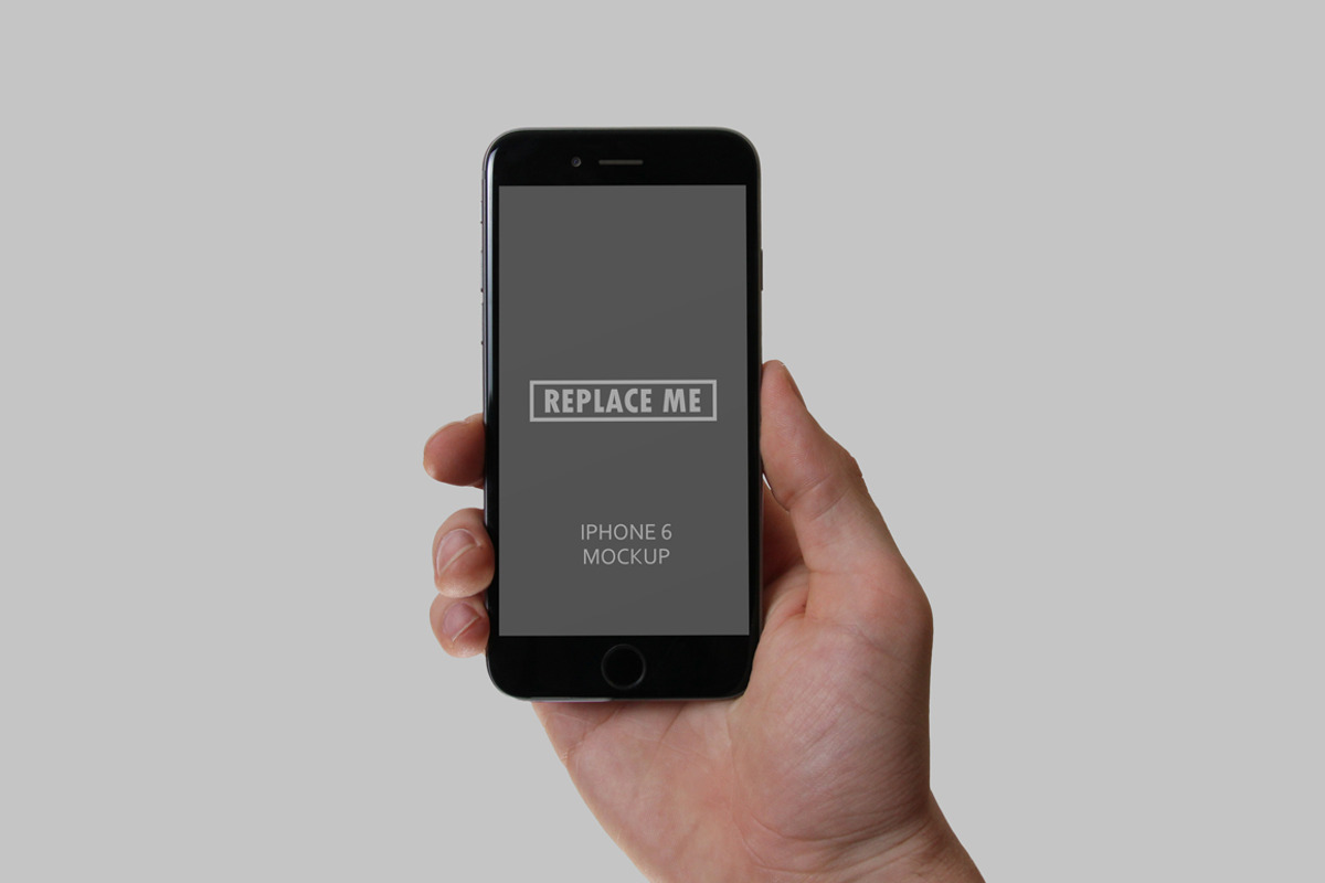 Handheld Device Mockups, an iPhone Mockup by h3design (Photo 3 of 6)