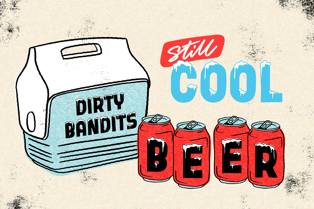 Still Cool, a Sans Serif Font by Dirty Bandits Type (Photo 2 of 7)