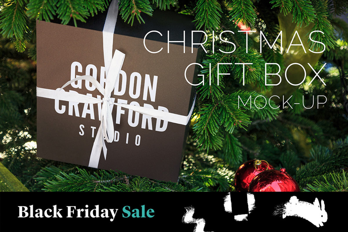 Christmas Gift Box Mock-up, a Packaging Mockup by The Art of Pics (Photo 3 of 3)