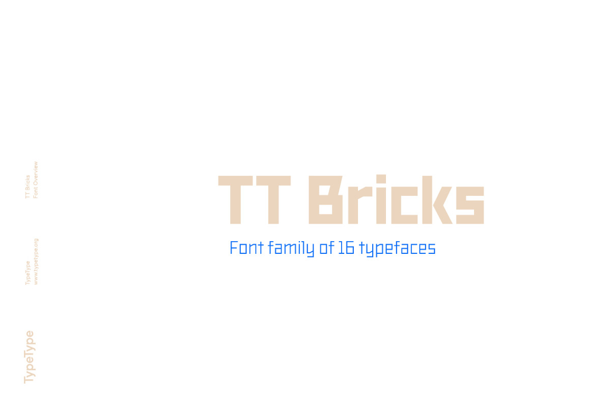 TT Bricks, a Sans Serif Font by TypeType (Photo 1 of 13)