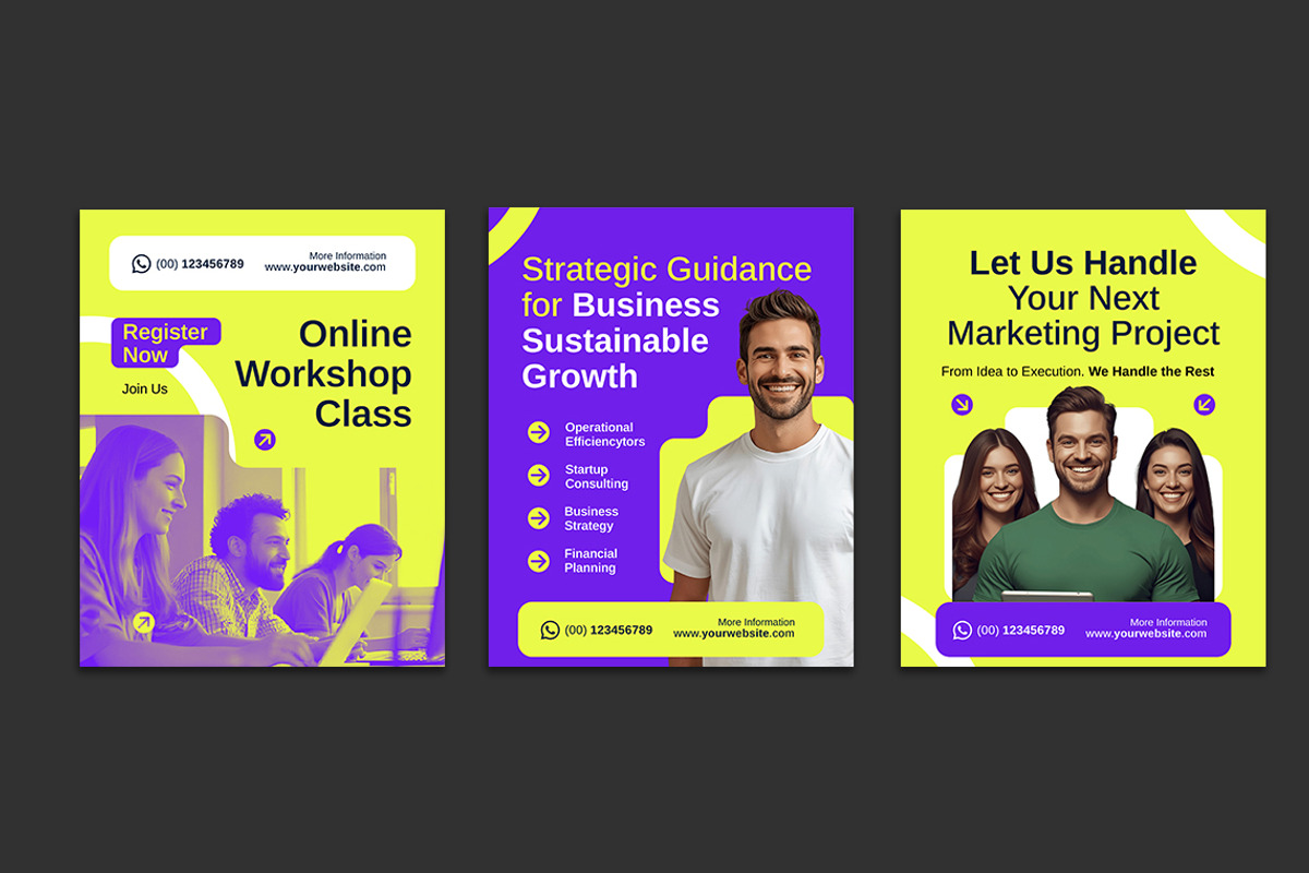 Bright Branding - Instagram Post, a Social Media Template by Jiwstudio (Photo 4 of 4)