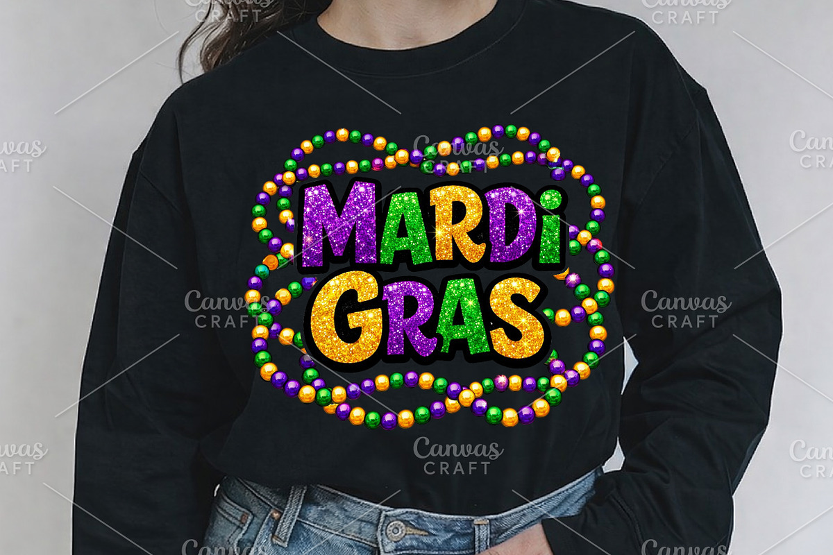 Glitter Mardi Gras PNG, an Illustration by Canvas Craft (Photo 4 of 6)