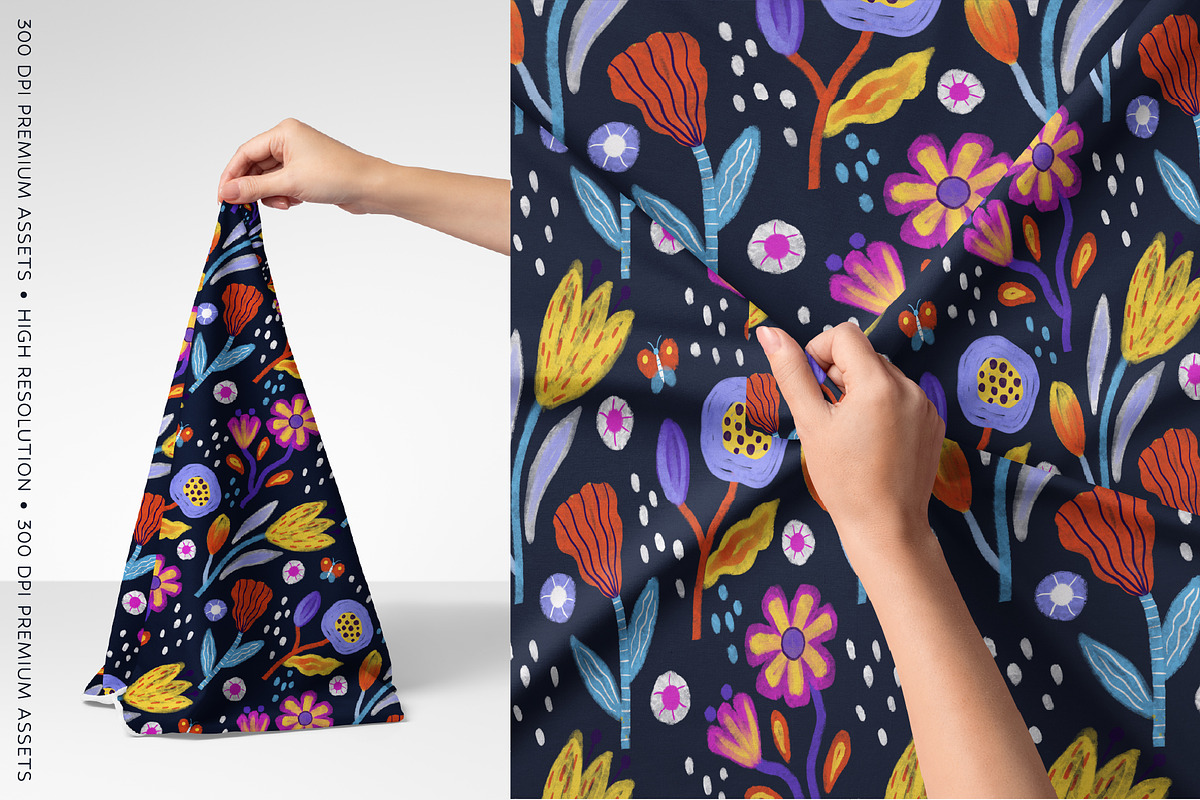 Floral Burst - Seamless Pattern, a Pattern Graphic by Alona Savchuk (Photo 6 of 12)