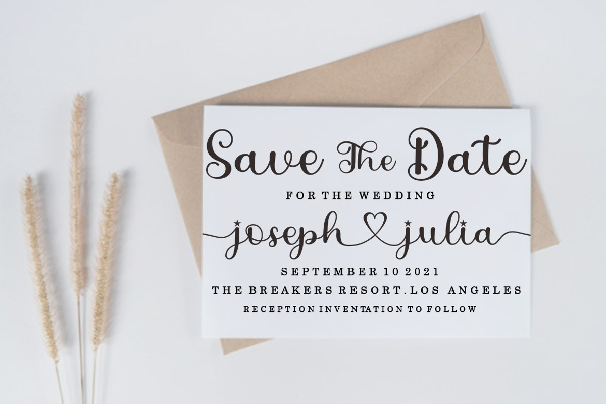 Love Julia Script, a Script Font by Bosstype Studio (Photo 4 of 8)