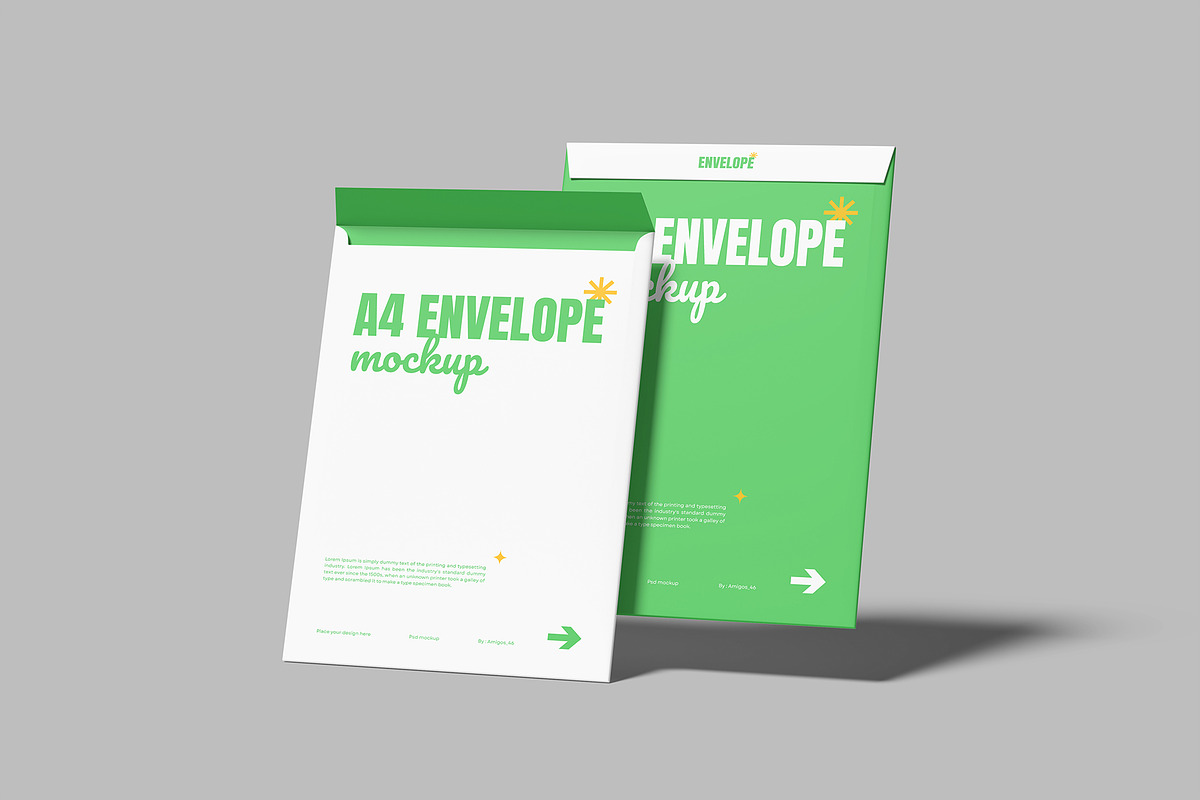 A4 Envelope Mockup, a Product Mockup by Amigos__46 (Photo 5 of 5)
