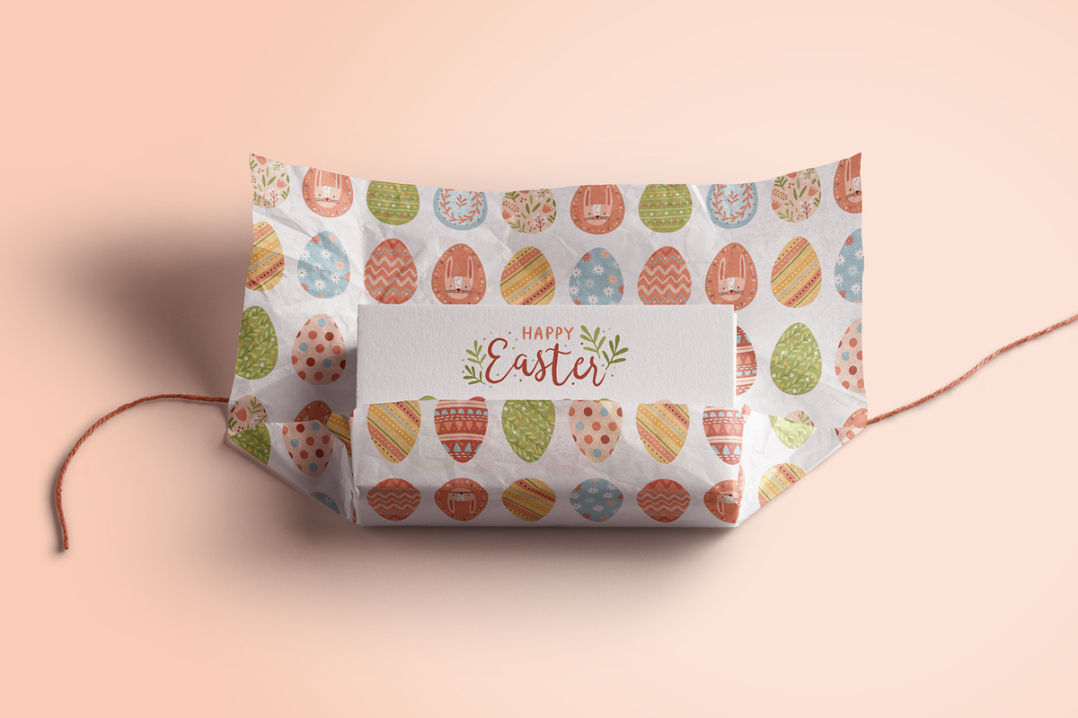 Cute Easter eggs seamless patterns, a Pattern Graphic by Good Studio (Photo 4 of 5)