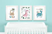 Dino Nursery, an Animal Illustration by caocastudio (Thumbnail 3 of 7)