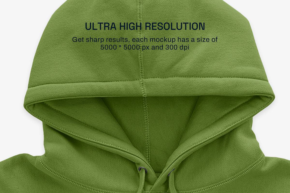IND5000 Heavyweight Hoodie Mockups, a Hoody Mockup by GraphicHero (Photo 8 of 9)
