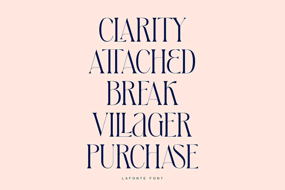 Lafonte Font, a Serif Font by vuuuds (Photo 9 of 13)