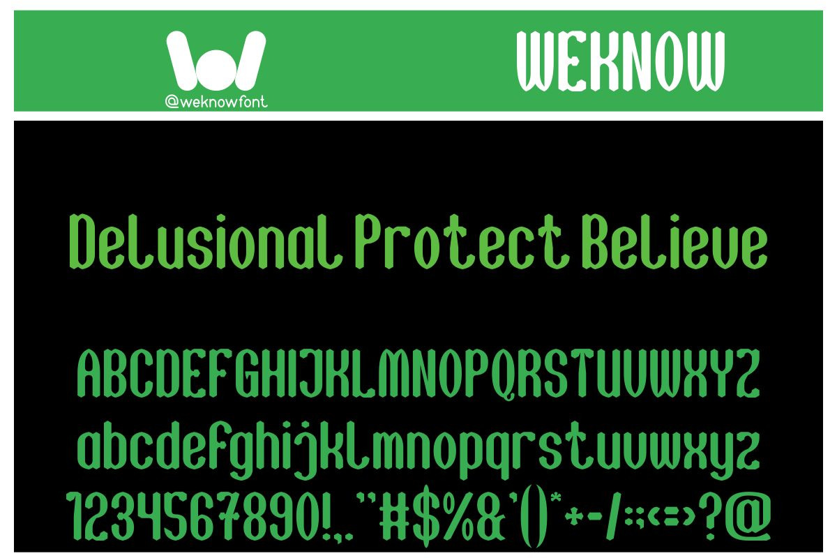 Believe System font, a Font by weknow (Photo 2 of 8)
