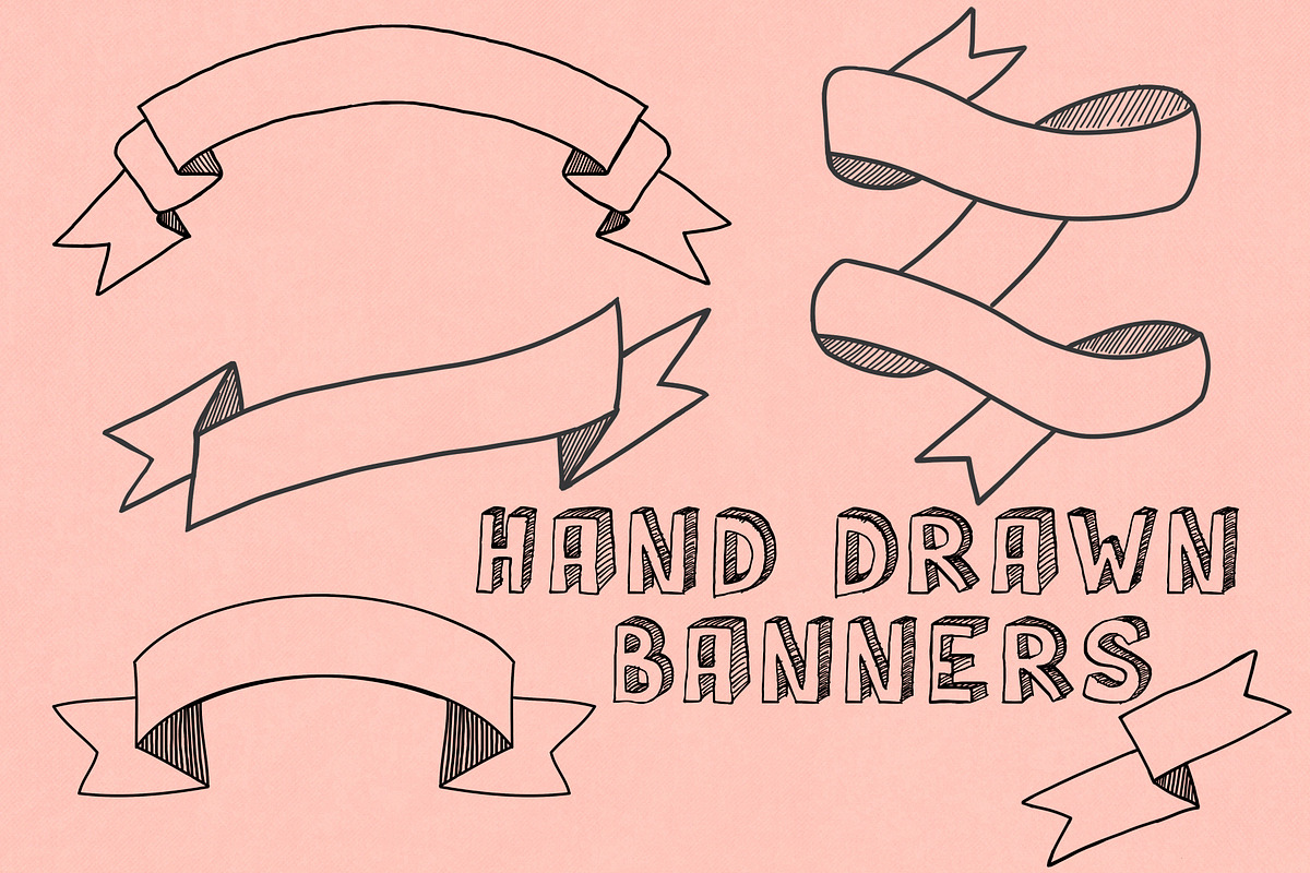 Hand Drawn Banners