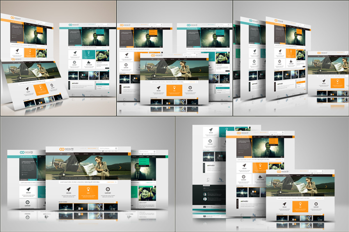 Web Showcase MockUps Bundle, an iPad Mockup by RgraphicsDesign (Photo 4 of 5)