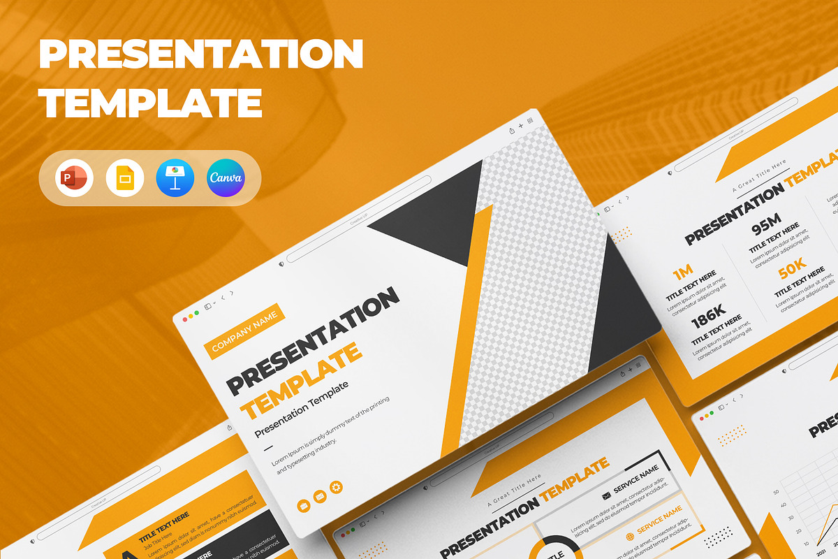 Sleek Marketing Pitch Deck, a Presentation Template by CreativeUP (Photo 1 of 6)