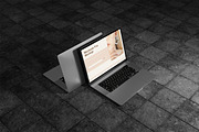 Laptop Mockup, a Mockup by Kenrichi (Thumbnail 3 of 3)